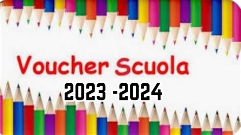 voucher 2023 scuola